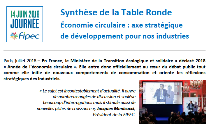 Synthèse de la table Ronde 2018