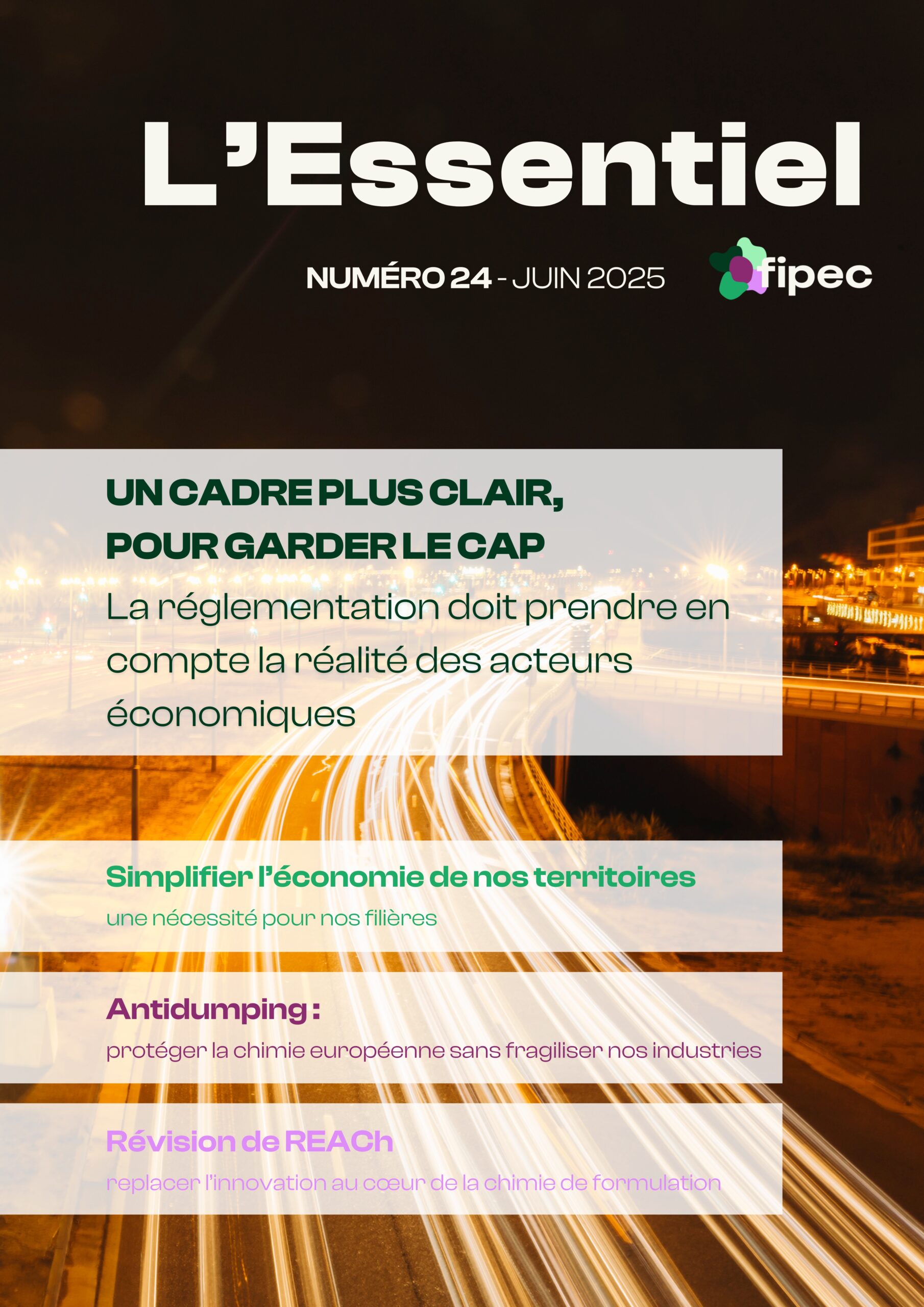 L’Essentiel N°24 – Un cadre plus clair pour garder le cap